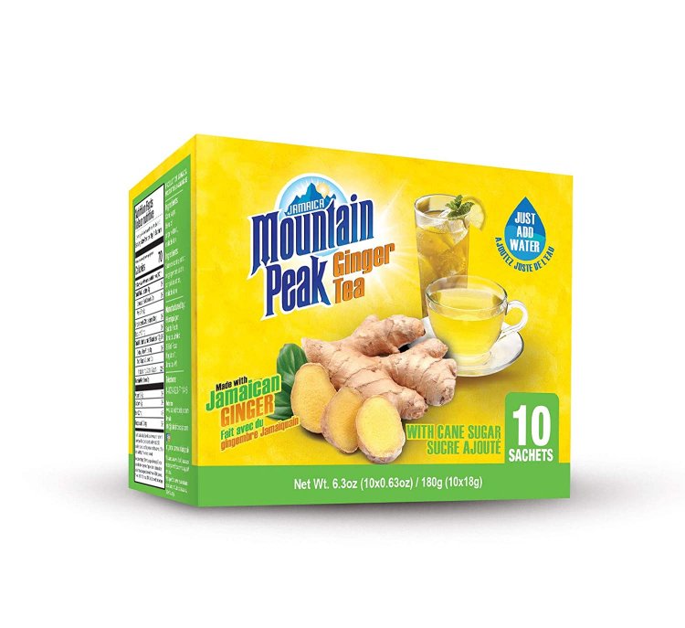 Jamaica Mountain Peak Ginger Instant Tea 10 Sachets
